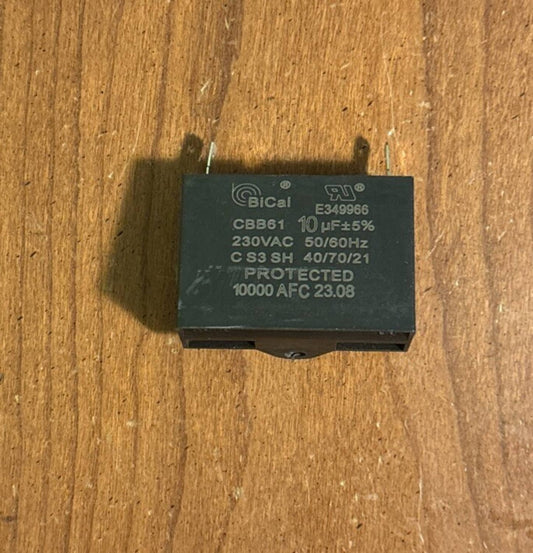 Solid Spare OEM Genuine Whirlpool Microwave Vent Motor Capacitor Assembly, Part #W11405831