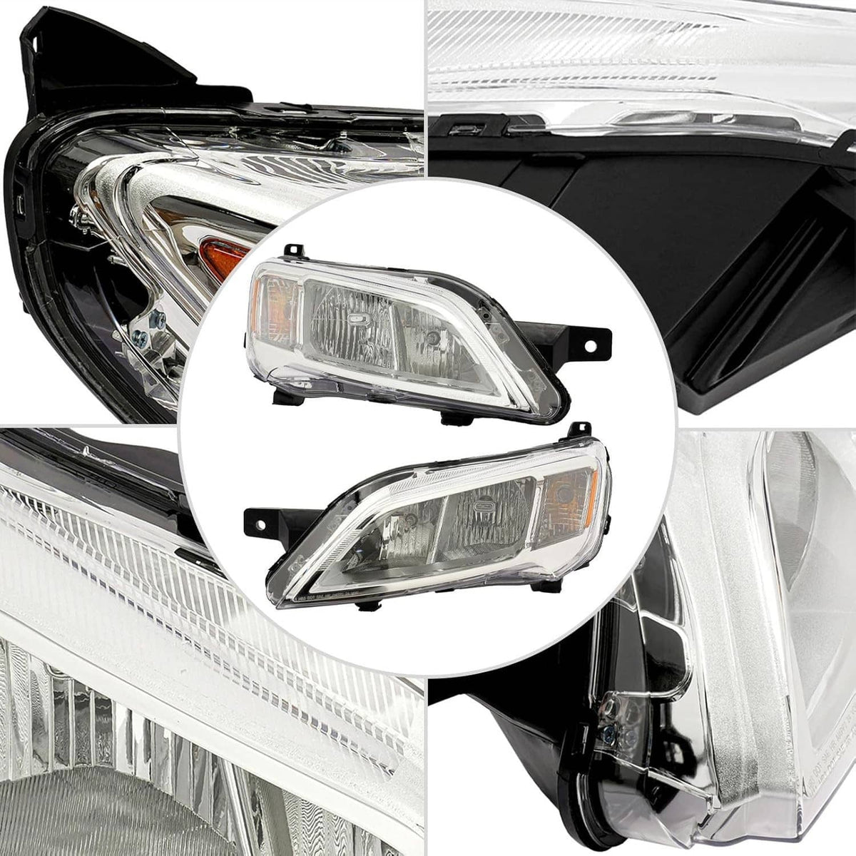 Solidspare Left+Right Side Headlight Halogen For 2023-2026 Dodge Ram Promaster 1500 2500