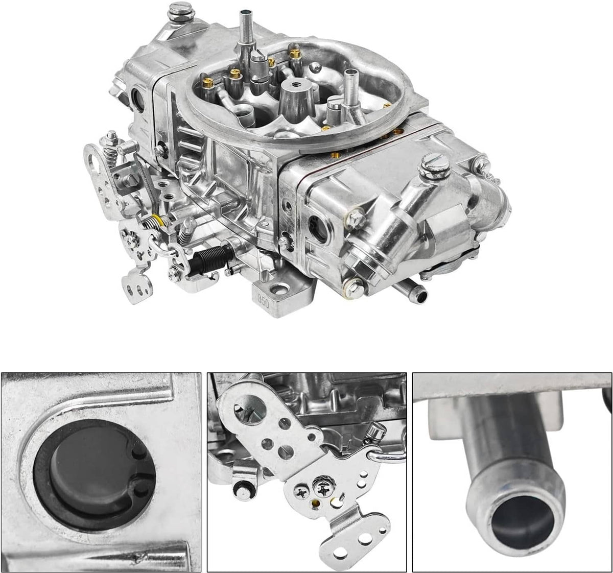 Solidspare Performance Race Carburetor Double Pumper Mechanical 4 Barrel BR-67201 850CFM