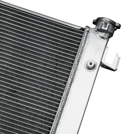 Solidspare 2 Row Radiator For 2003-2009 Dodge Ram 2500 3500 5.9L 6.7L Diesel Cummin Silver