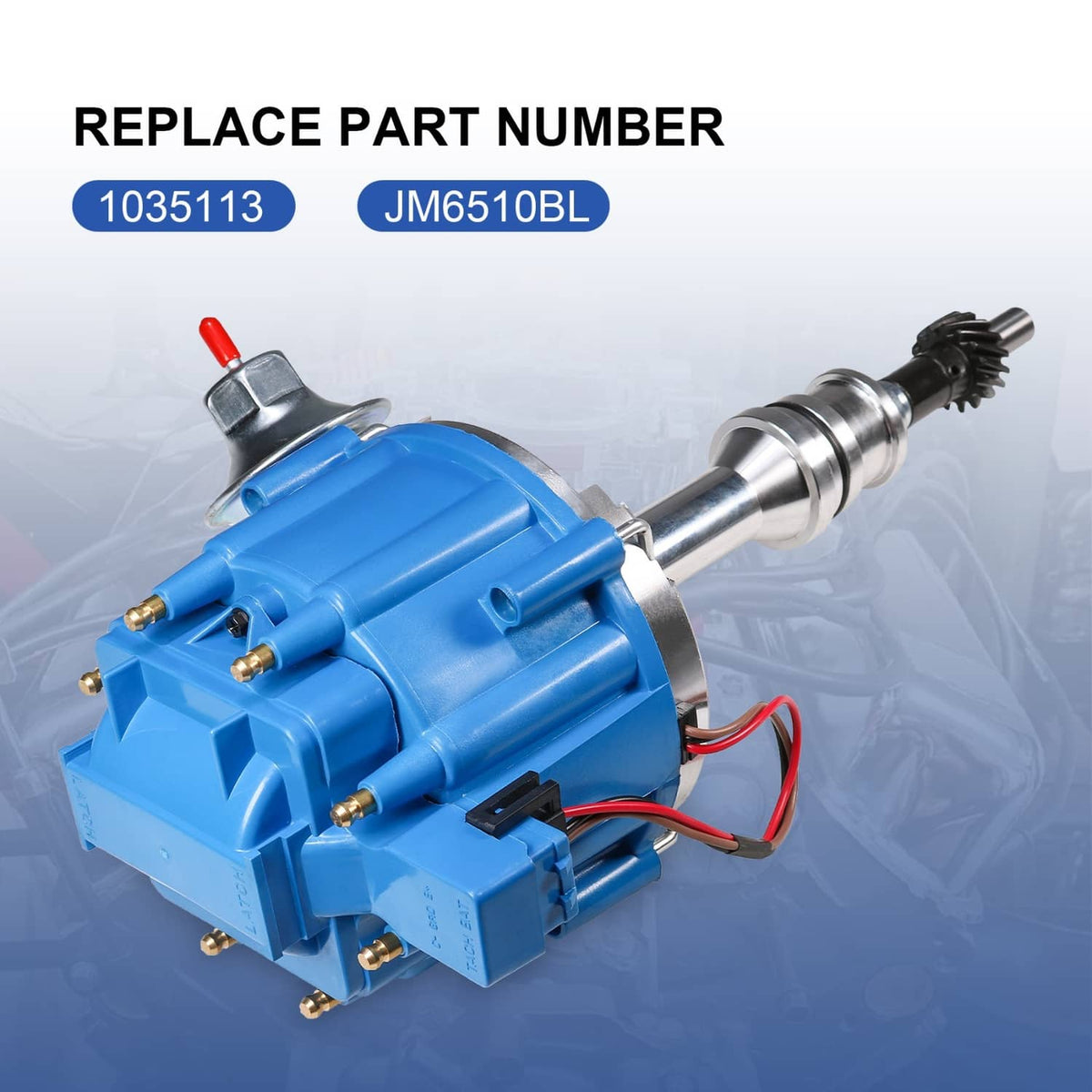 Solidspare 65k Coil HEI Distributor Ignition Module Fits Ford SBF Small Block 351W Windsor