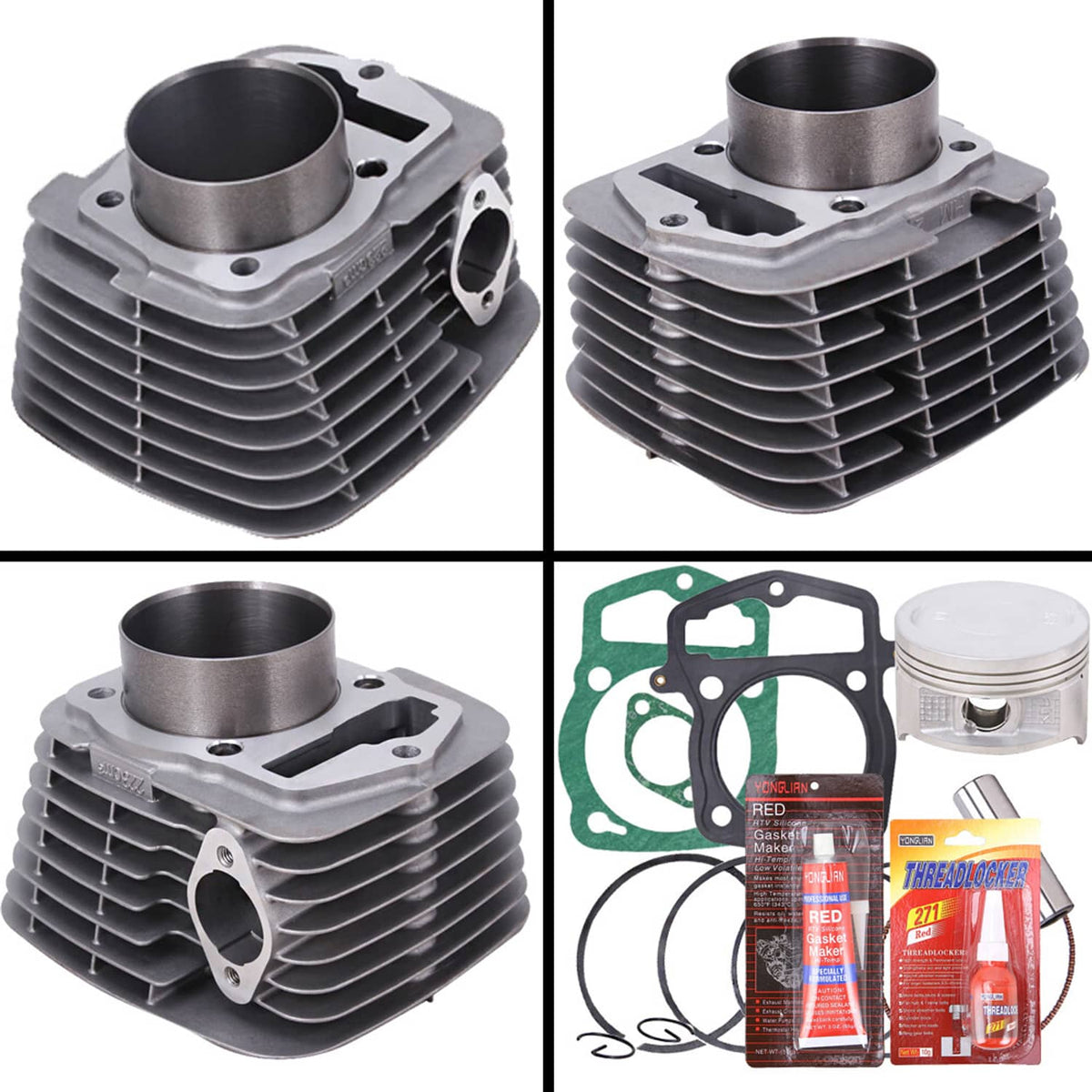 Solidspare For Honda CRF230F 2003-2019 / SL230 1997-2008 Cylinder Piston Gasket Top End Kit