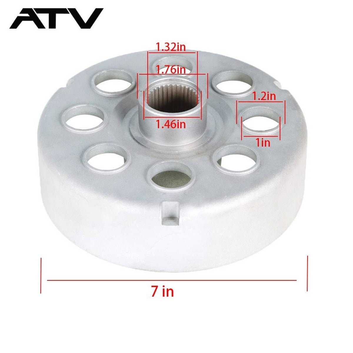 Solidspare Rear Brake Drum Hub For Honda FourTrax 300 TRX300 1988-2000 42620-HC4-670 New