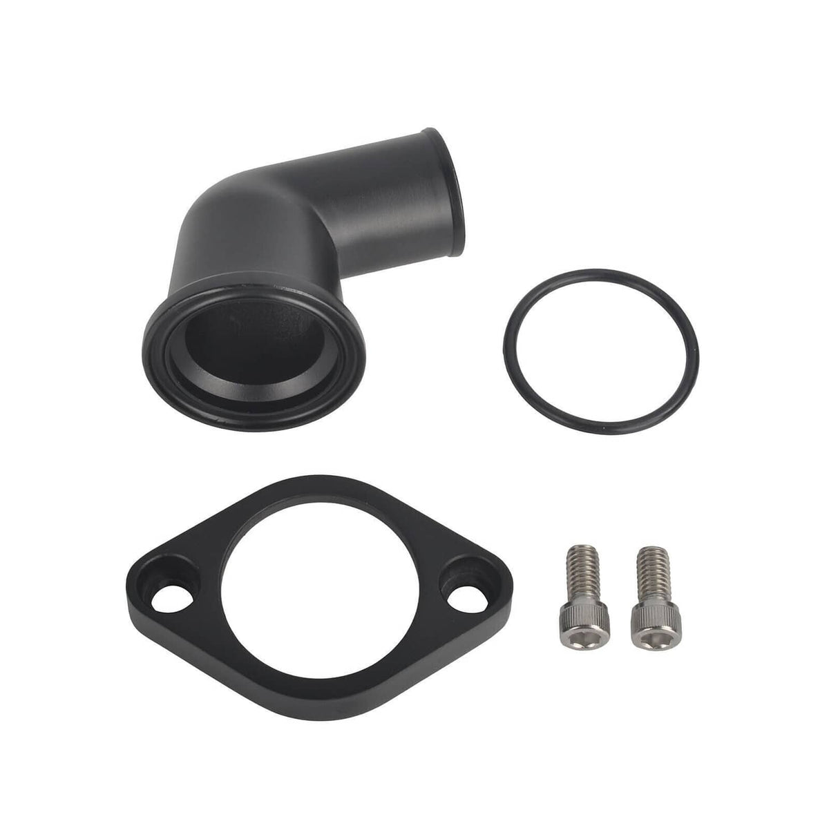 Solidspare Black 15° Swivel Water Neck Thermostat Housing For SBC BBC Chevy 327 350 396 454
