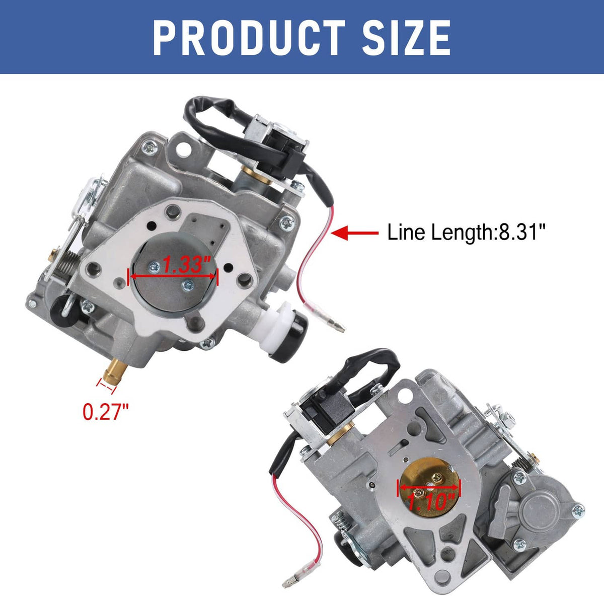 Solidspare Carburetor 25HP 27HP For Kohler CH25 CH730 740 24-853-162-S 24-853-34-S Carb
