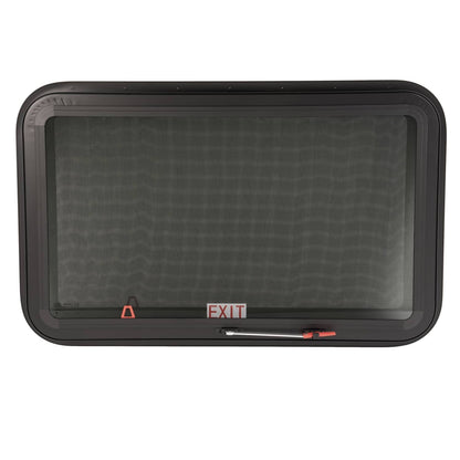 Solidspare For Camper RV Window 36" W x 22" H Push Out Emergency Exit Window Tined Glass