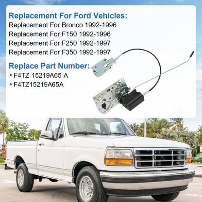 Solidspare Front Left & Right Door Lock Latch with Cable & Rod Kit for 92-97 Ford F-Series