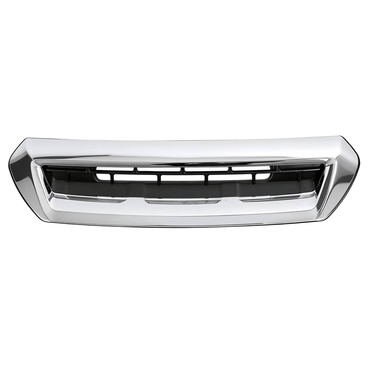 Solid Spare Hood Air Vent Scoop For 2017-19 Chevy Silverado GMC Sierra 2500HD 3500HD Chrome