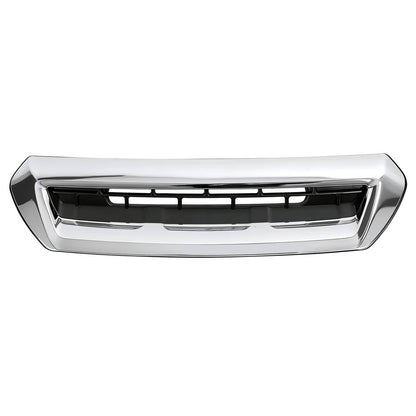 Solid Spare Hood Air Vent Scoop For 2017-19 Chevy Silverado GMC Sierra 2500HD 3500HD Chrome