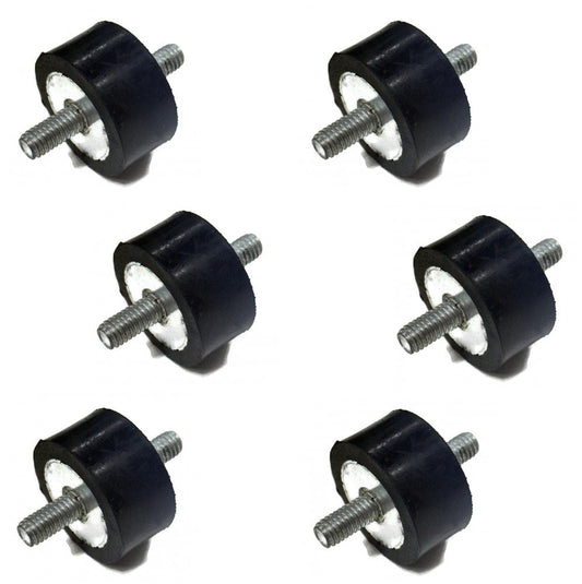 (6) Fender Deck Isolator Mounts for John Deere 322 330 332 Lawn Garden Tractor