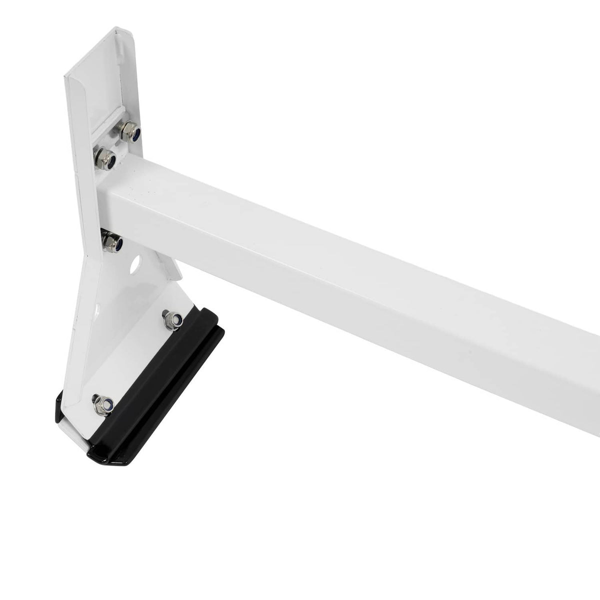 Solid Spare 750 lbs Roof Ladder Rack W/Cargo Roller For Chevy Express Savana 2500/3500 96-23