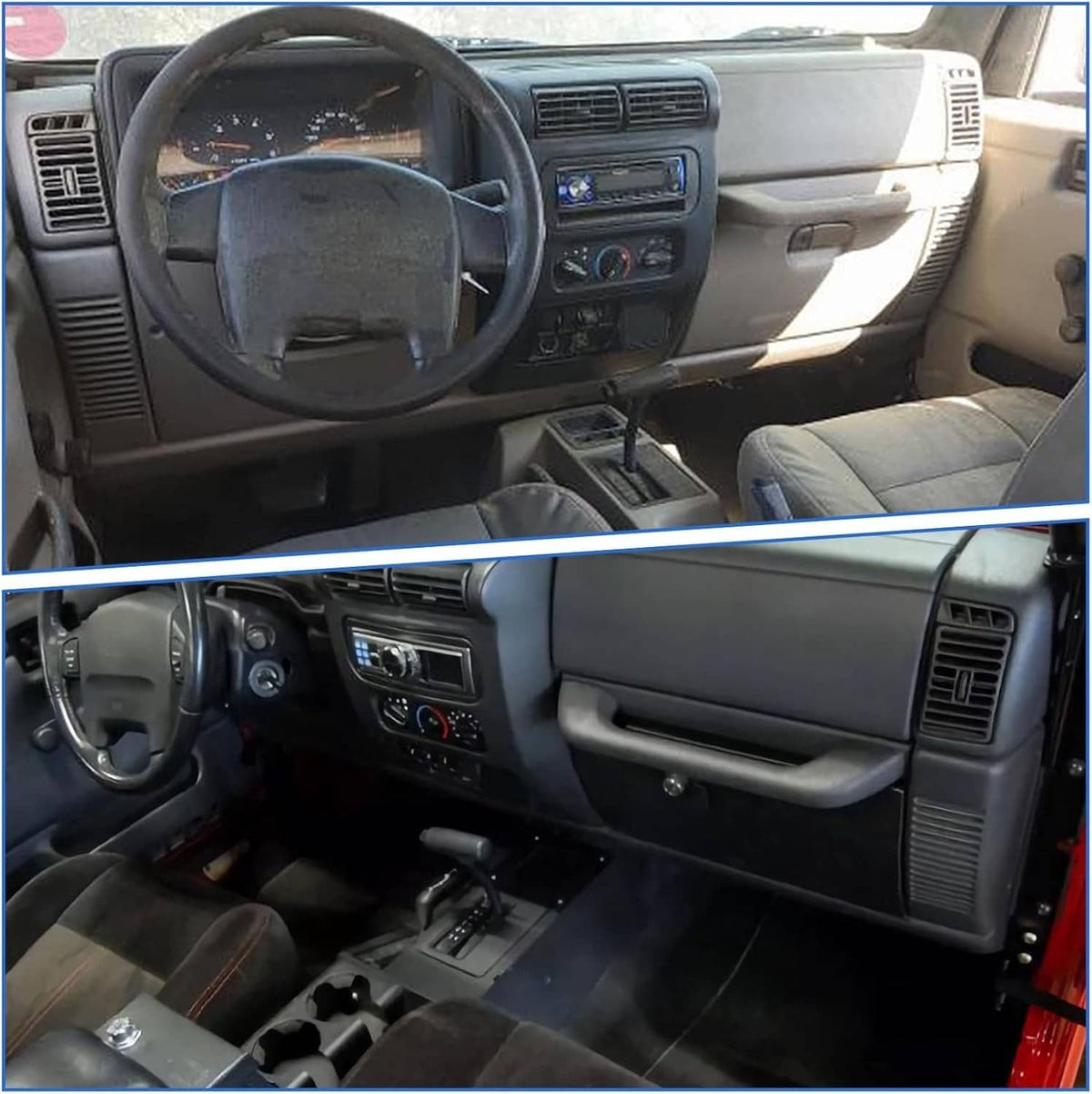 Solidspare Dashboard Air Vent Driver or Passenger for 1997-2006 Jeep Wrangler TJ 5DP54TAZ