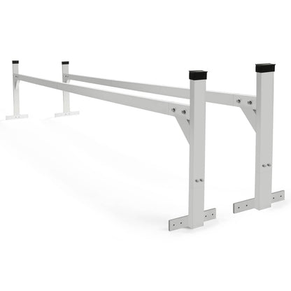 Solidspare Adjustable Roof Mount Ladder Rack Bracket 400 lbs For Universal Trailer 4'-8.5'