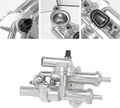 Solidspare Aluminum Thermostat Housing Assy for Chrysler Sebring 200 Dodge Journey Avenger