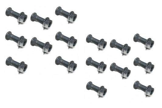 Solid Spare (16) Wheel Stud 3/8" and Nut for Polaris 2002 2003 Trail Blazer 400 Xplorer 400L