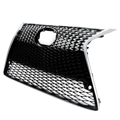 For 14-16 Lexus IS200t IS250 IS350 F Sport Front Bumper Grille Gloss Black 2014