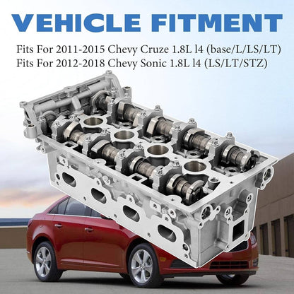 Solidspare Cylinder Head Assembly For 2011-2018 Chevy Cruze Sonic 1.8L L4 DOHC 55565451
