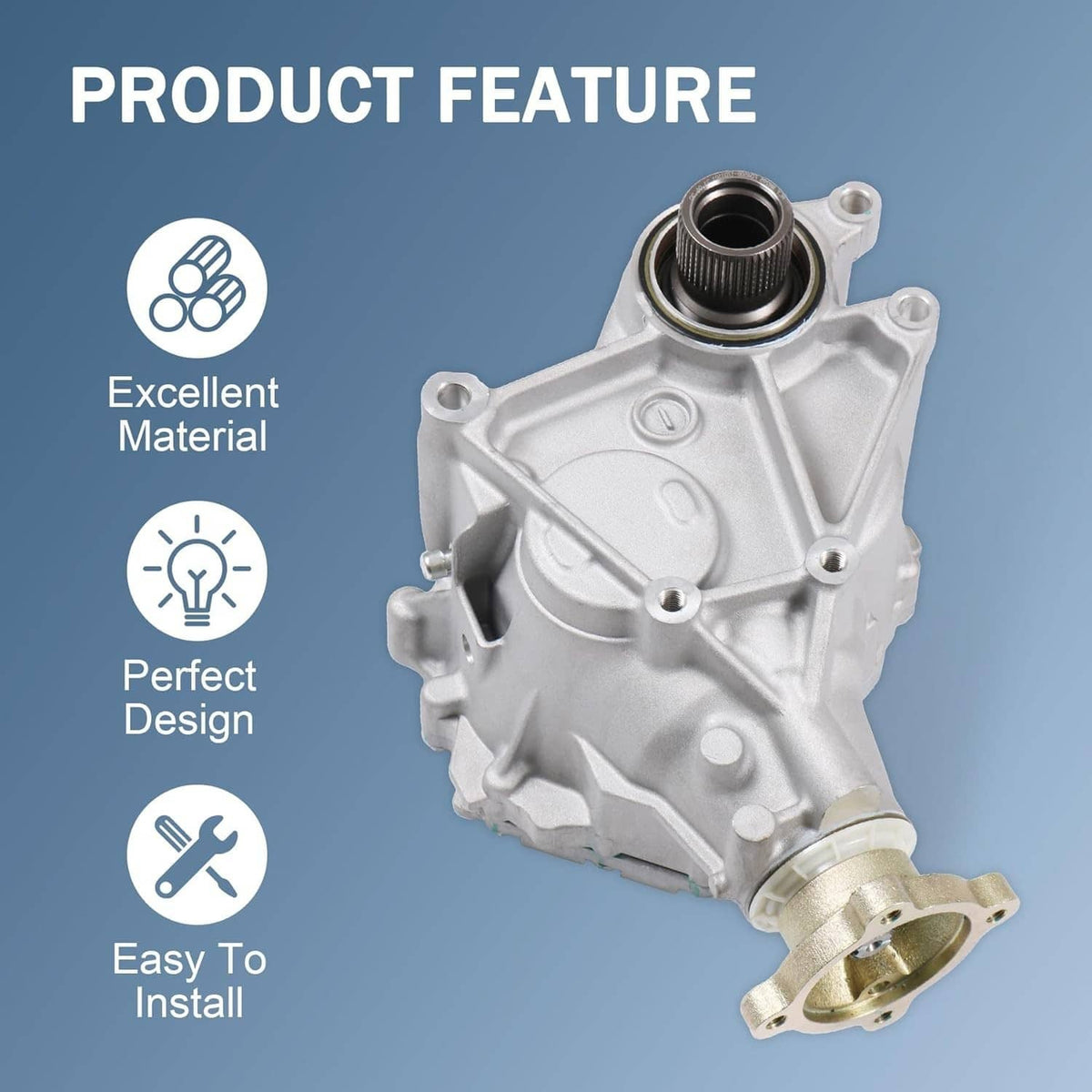 Solidspare New Transfer Case Assembly AW2127500R9U For 2007-15 Mazda CX-9 AWD AW2127500K9U
