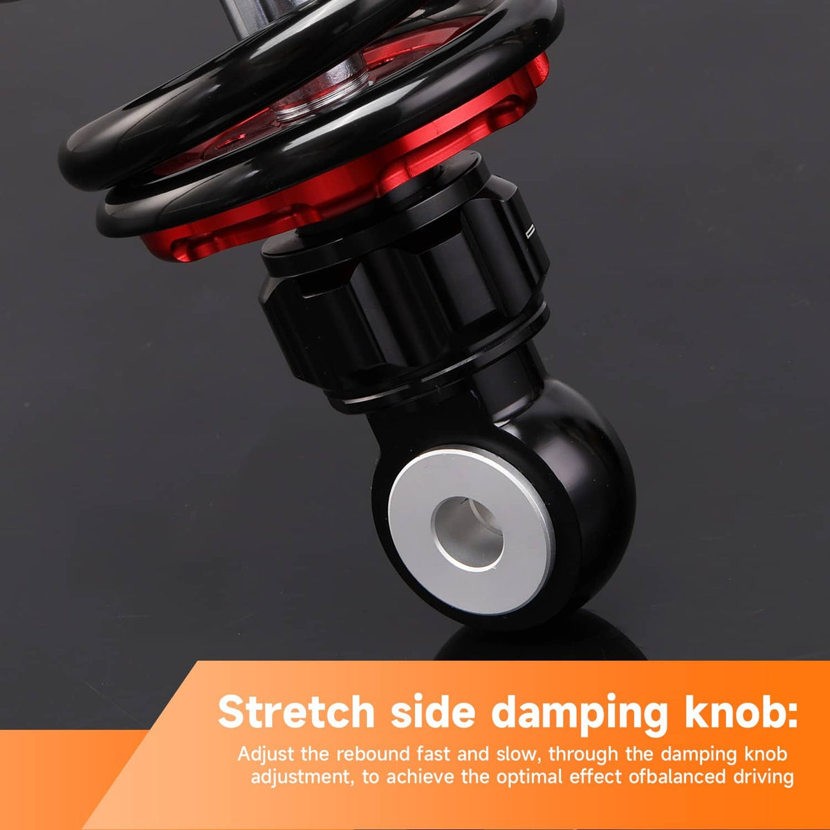 Solidspare 2Pcs Performance Rear Shocks Absorbers 435mm Fit for Honda Rubicon 500 2001-2014