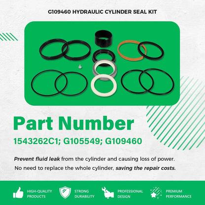 Solidspare G105549 G109460 1543262C1 Hydraulic Cylinder Seal Kit For Case 350 450 480C 580