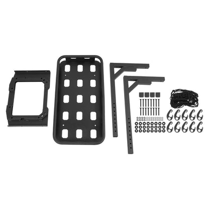 Solid Spare For Ford Bronco 2/4 Door 2021-2026 Tailgate Spare Tire Cargo Rack Luggage Basket