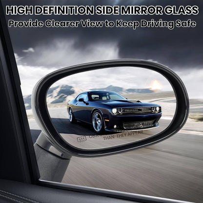 Solidspare Right Passenger Side Mirror w/Heated Hand For 15-19 Dodge Challenger 5LD66DX8AD
