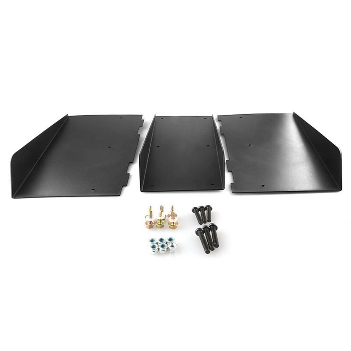 Solidspare New Rear Bumper Diffuser Shark ABS 4-Fin Spoiler Lip Splitter For Mazda Miata