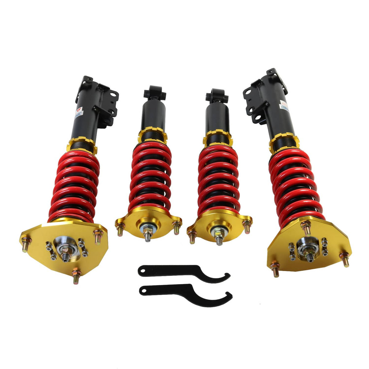 Solidspare Full Coilovers For 2000-2005 Mitsubishi Eclipse 3rd-Gen D53A / D52A Adj Height