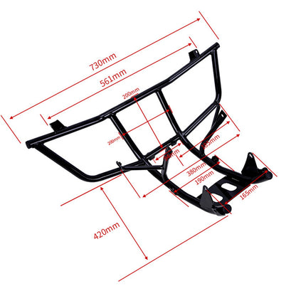 Solidspare Front Bumper 81150-HM8-B40 For Honda Atv Recon 250 TRX250TE TRX250TM 2005-Up