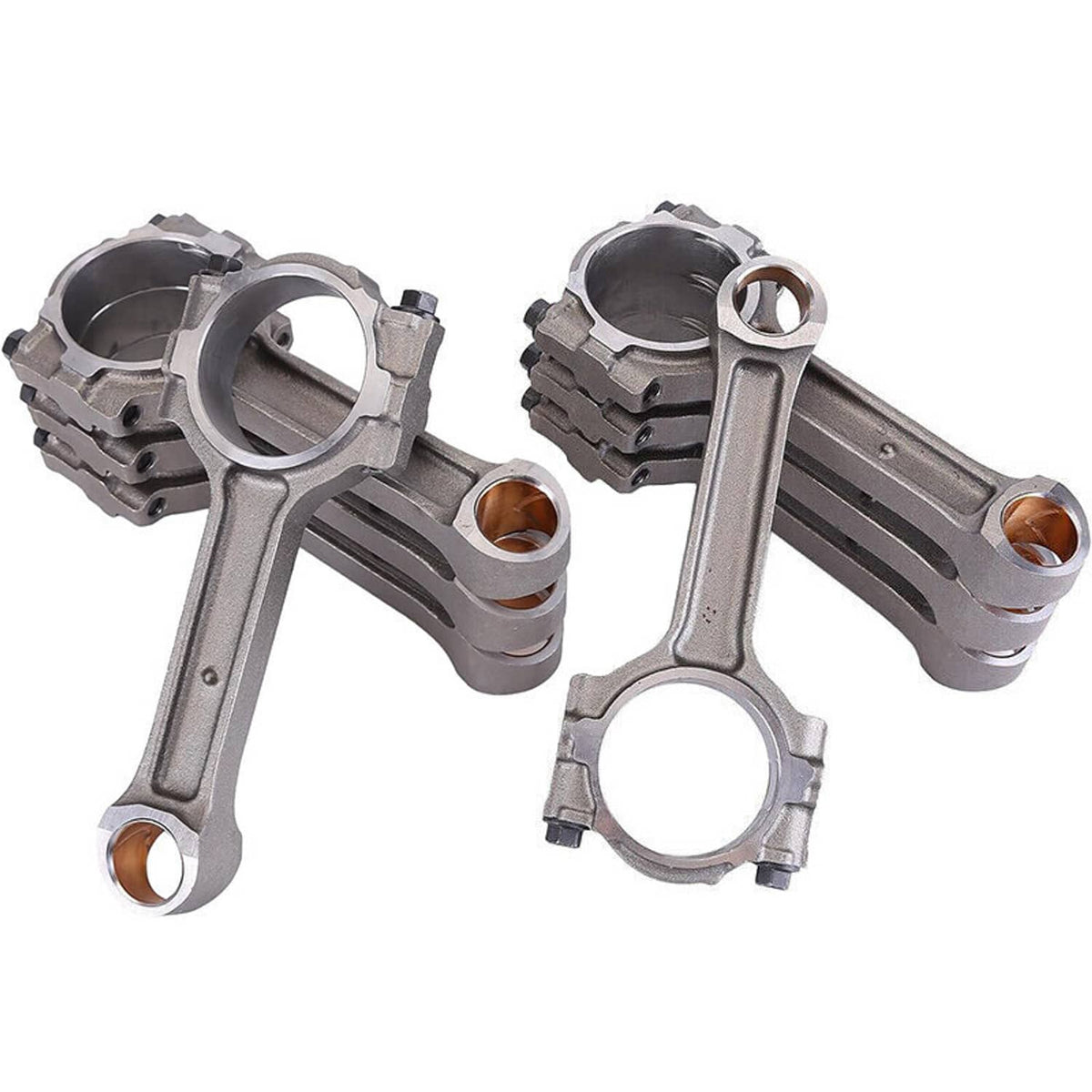Solidspare 8Pcs Floating Pin Connecting Rod 12577583 For GM 5.3L 6.0L 6.2L LS2 LS3 Gen IV