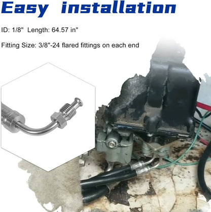 Solid Spare 18-2110 Hydraulic Power Trim Hose #32-88005 for Mercury Mariner Outboard Motors