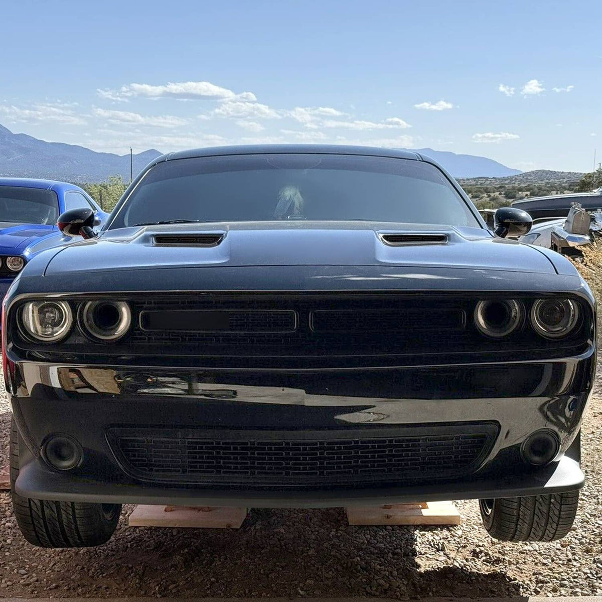 Solid Spare For Dodge Challenger GT & SRT & R/T 2015-2023 Front Bumper Lip Valance Splitter