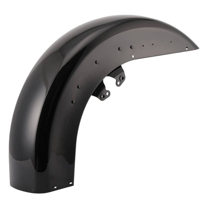Solidspare Steel Wrap Front Fender Vivid Black For Harley Touring Street Road Glide 14-24