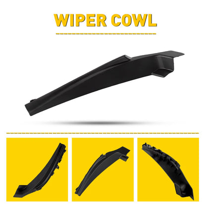 For 2013-2019 Nissan Sentra Front Windshield Wiper Side Cowl Extension Cover 2PC