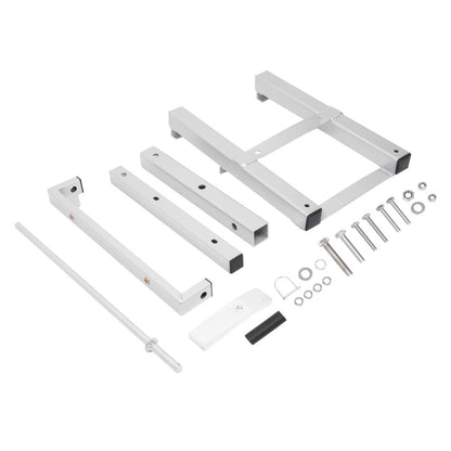 Solid Spare 2" Receiver Aluminum Fishing Cart Caddy Hitch Mount Bracket For Outdoor Hauling