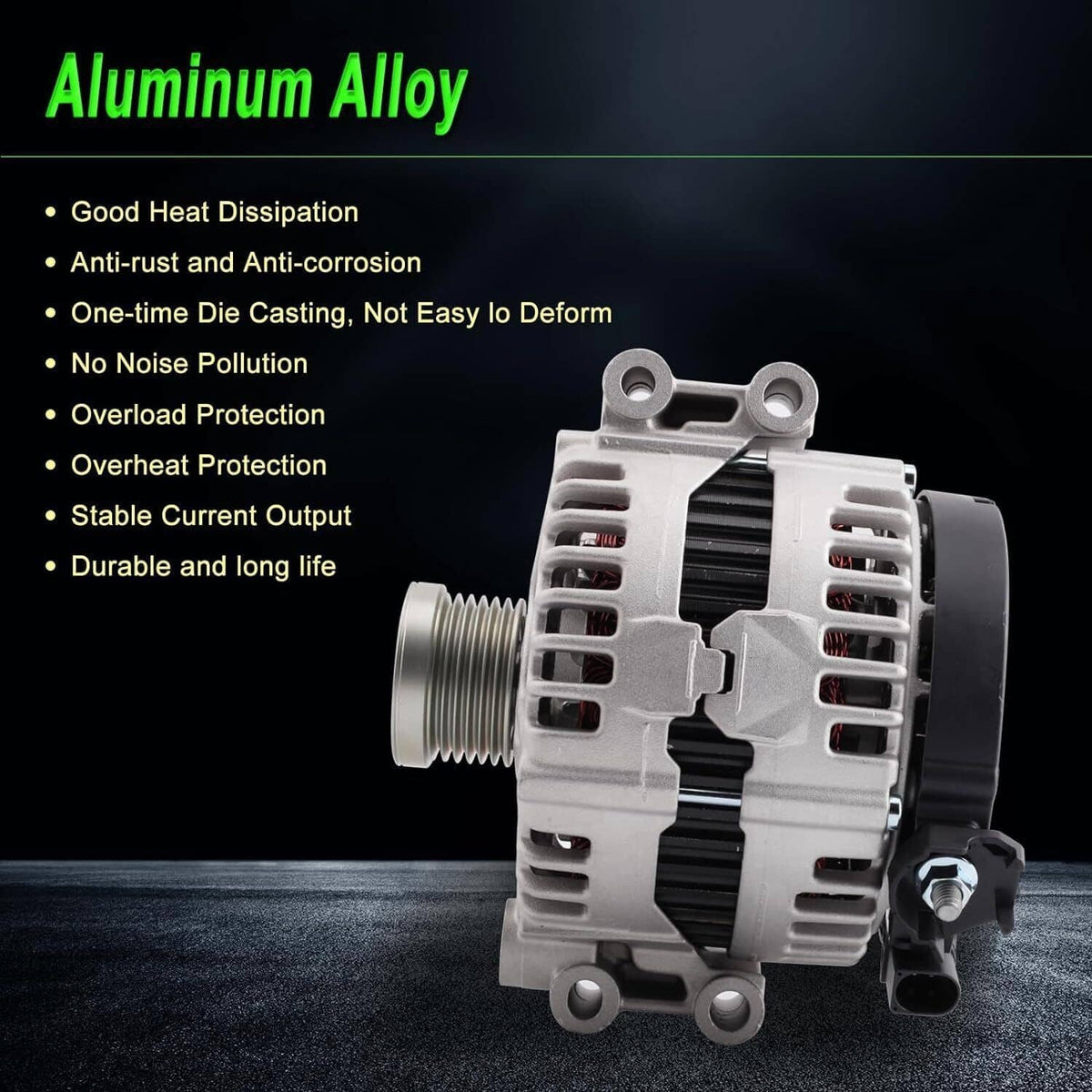 Solidspare Alternator For BMW 328i 2007-2013 328i xDrive 2009; 400-24214 400-24287 11301