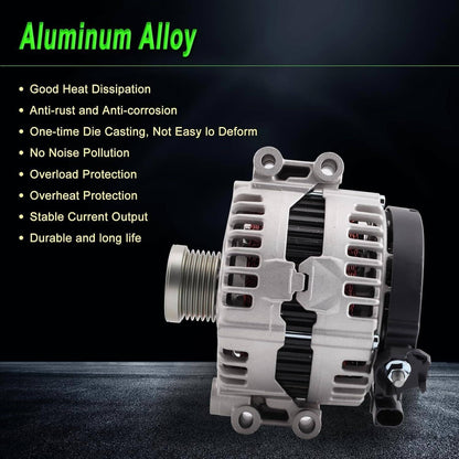Solidspare Alternator For BMW 328i 2007-2013 328i xDrive 2009; 400-24214 400-24287 11301