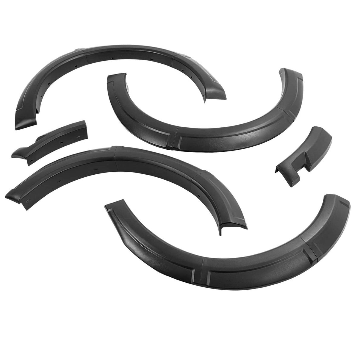Solid Spare Fender Flares Kit Front Rear PP For 2024 2022-2025 Ford Maverick Crew Cab
