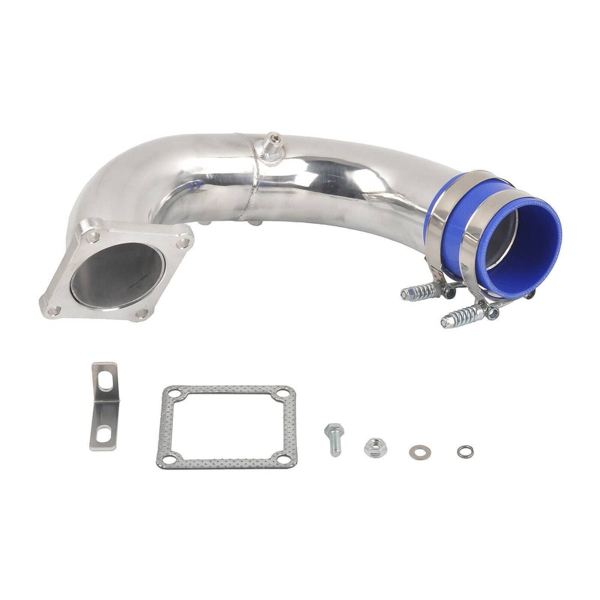 Solidspare Polish 3"Air Intake Elbow Charge Pipe For 1994-1998 Dodge Ram 2500 3500 5.9L New