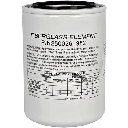 Solid Spare 02250050-602 Oil Filter 2250050602 Fit for Sullair Air Compressor