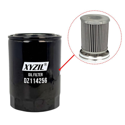 Solid Spare Fiberglass Oil Filter DZ114256 Fit for John Deere 5039D 5036D 5042D 5045D 5040D