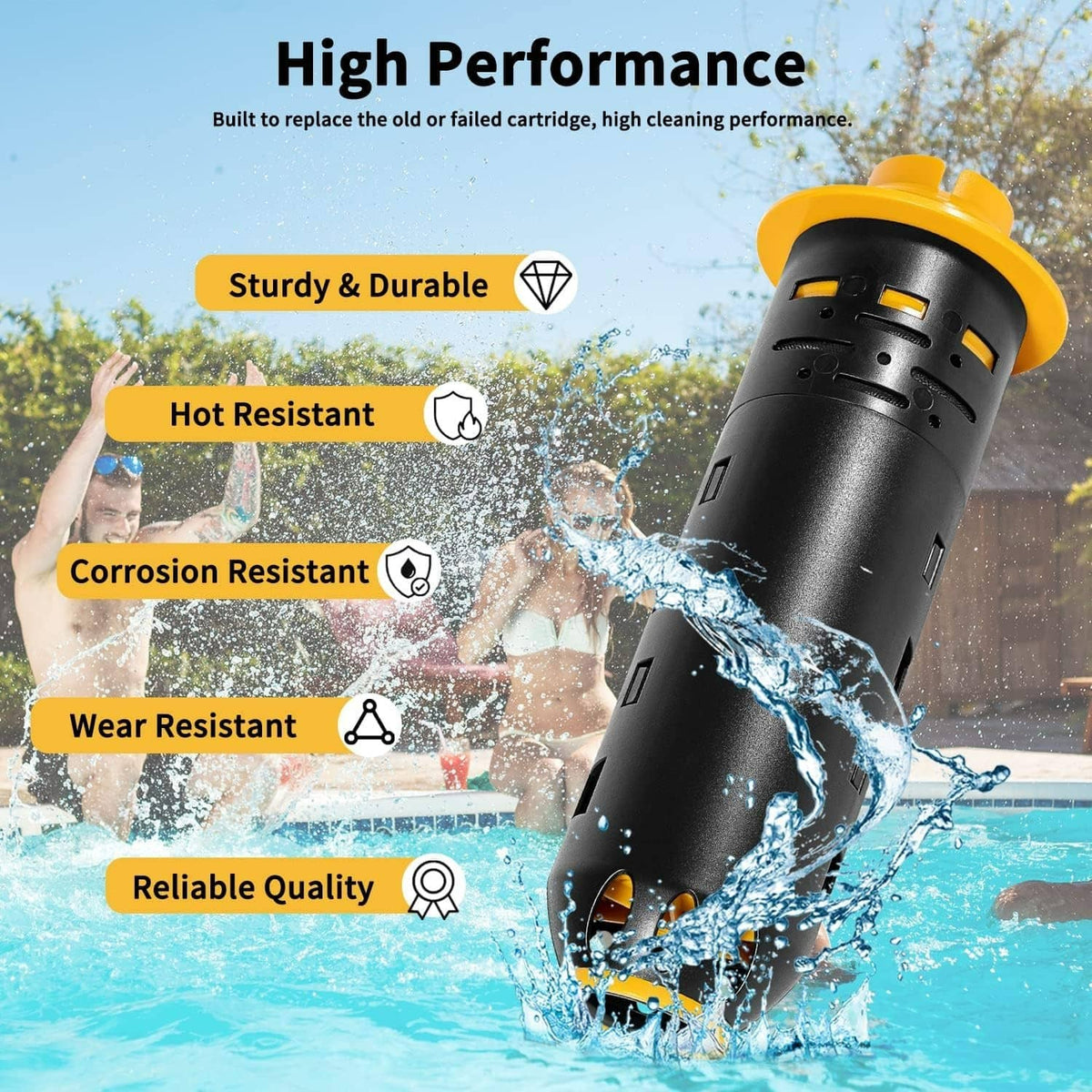 Solidspare W28001 W26001 Replace for Nature2 Duoclear 35 Mineral Cartridge for All Zodiac