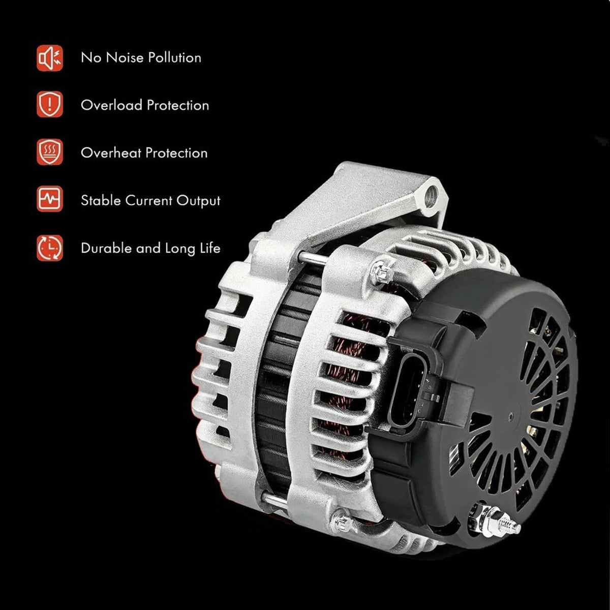 Solidspare Alternator For Kia Sedona 2011-2012,2014-2018 All Engine 104210-2870 37300-3C510
