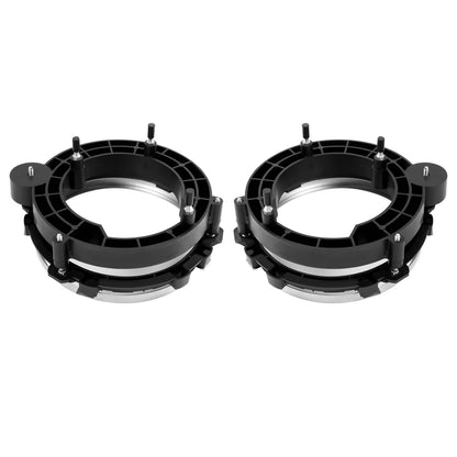Solid Spare Left & Right Side Headlight Bulb Brackets Buckets For Jeep Wrangler 1997-2006