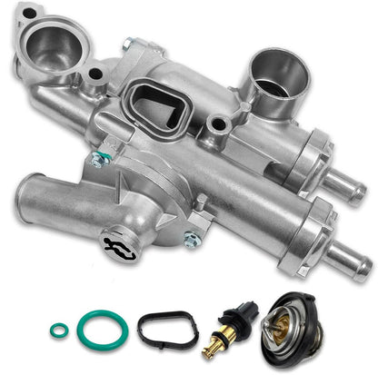 Solidspare Aluminum Thermostat Housing Assy for Chrysler Sebring 200 Dodge Journey Avenger
