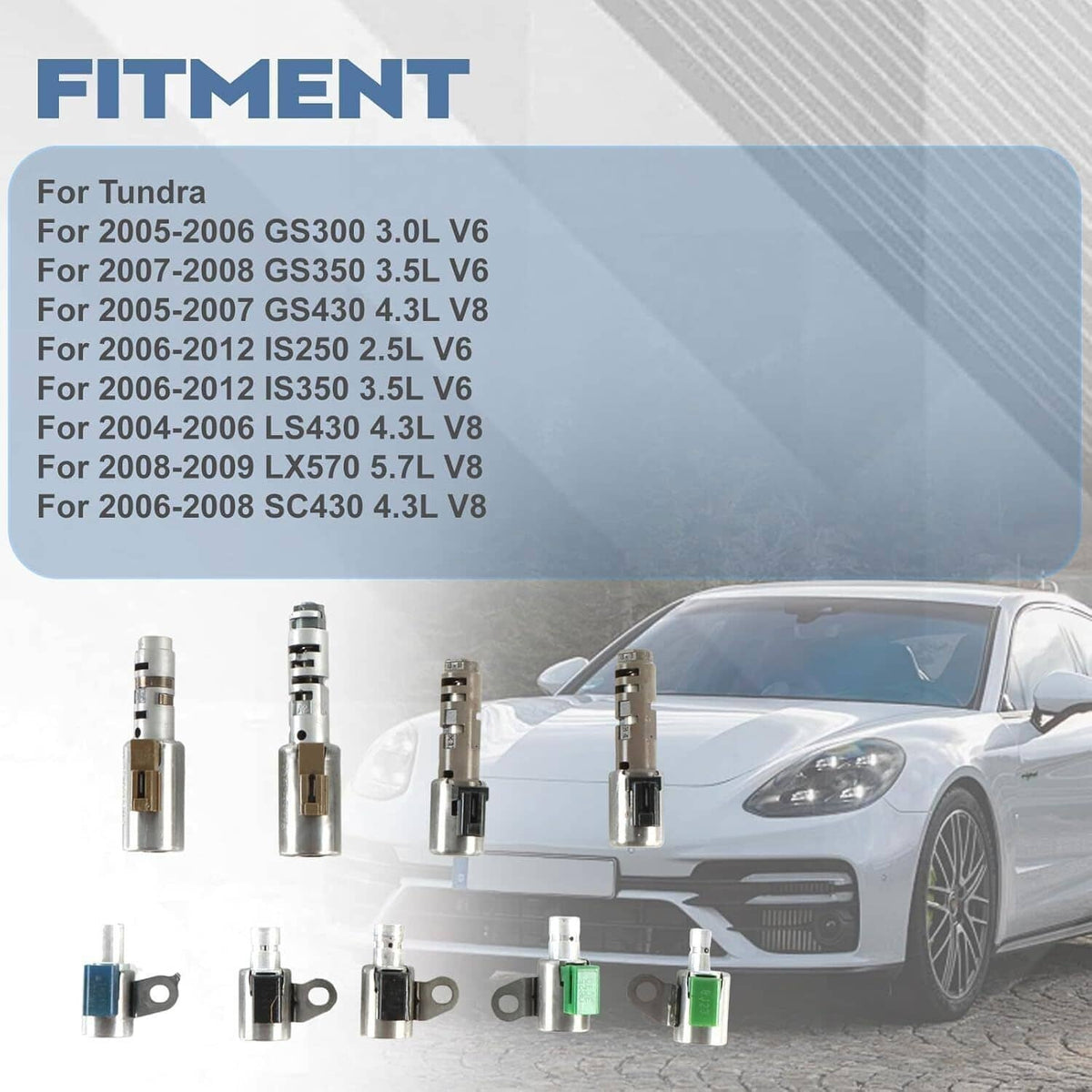 Solidspare Automatic Transmission Shift Solenoid A760 Fit for Lexus Tundra GS350 GX460 IS35