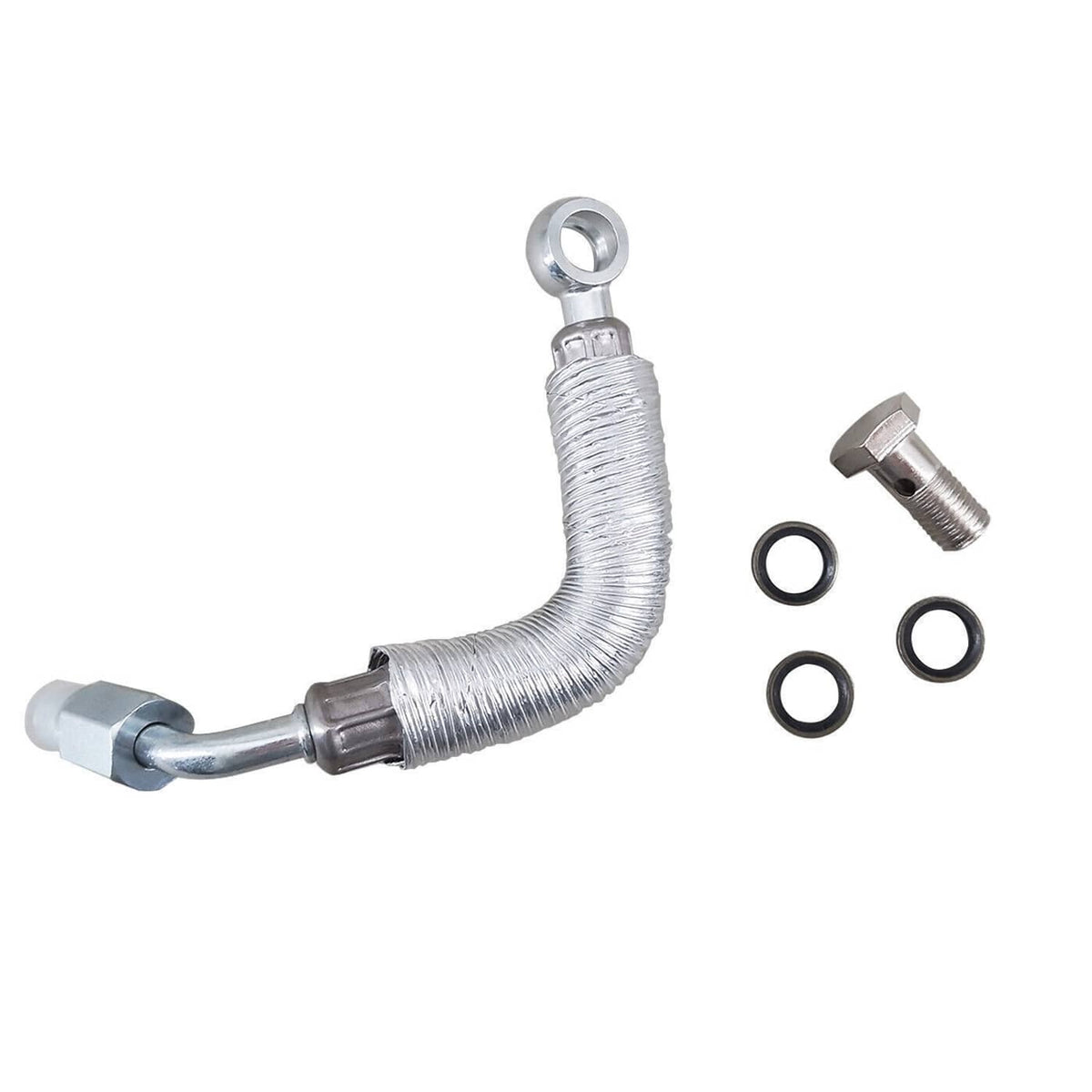 Solidspare Turbo Charger Coolant Return Hose Line For Chevy Cruze Buick GM 1.4L 55567067