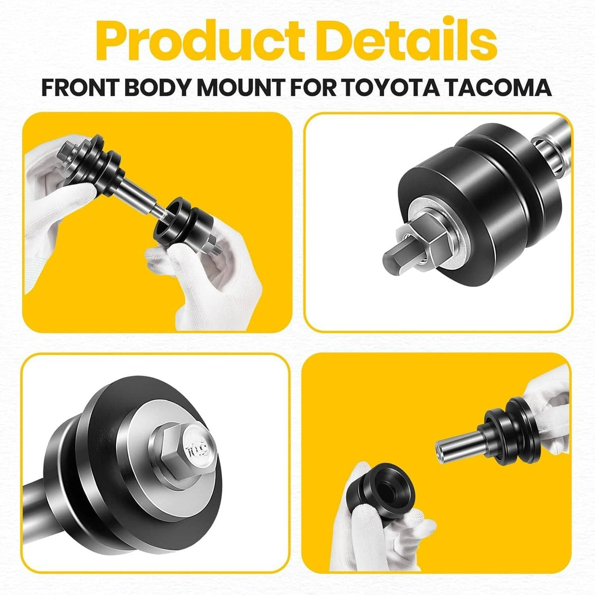 Solidspare 924-267 Front Body Mount for Toyota Tacoma 2005-2021 Body Position #1