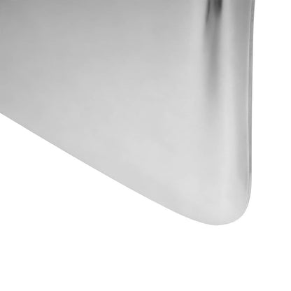 Solid Spare 34"x24" stainless steel quarter fender kit pair universal truck w/ Support Tube