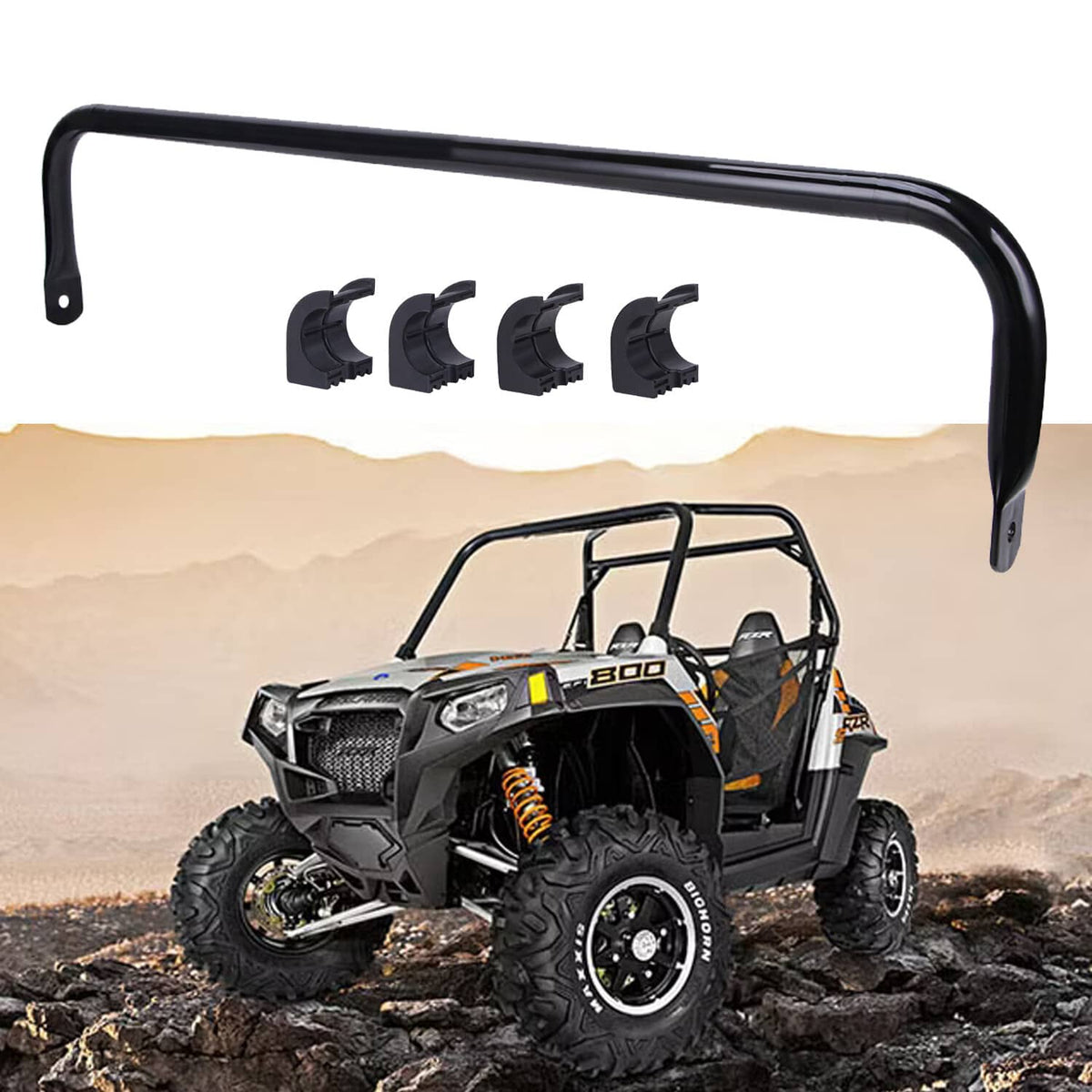 Solidspare For Polaris 2009-2014 RZR S 800 EFI UTV Rear Sway Stabilizer Bar Tube W/Bushing